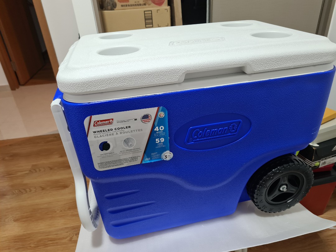 Coleman cooler box with wheels shop