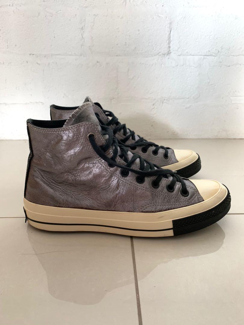 Chuck 70 flight school leather high top sale