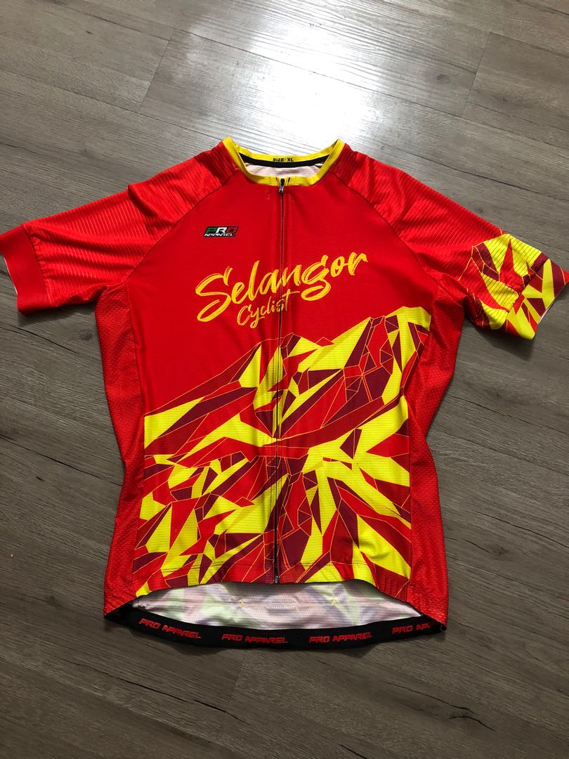 pro apparel cycling jersey