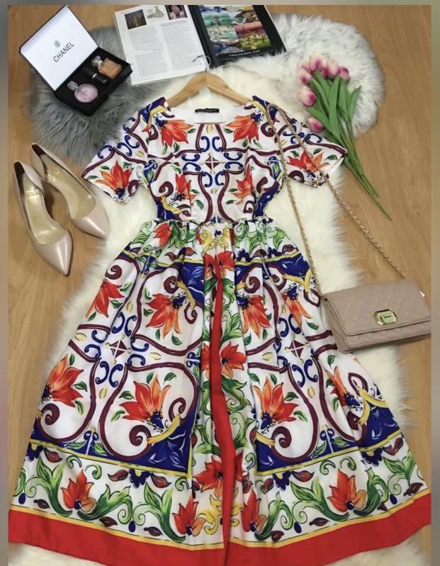 D&g inspired dress top