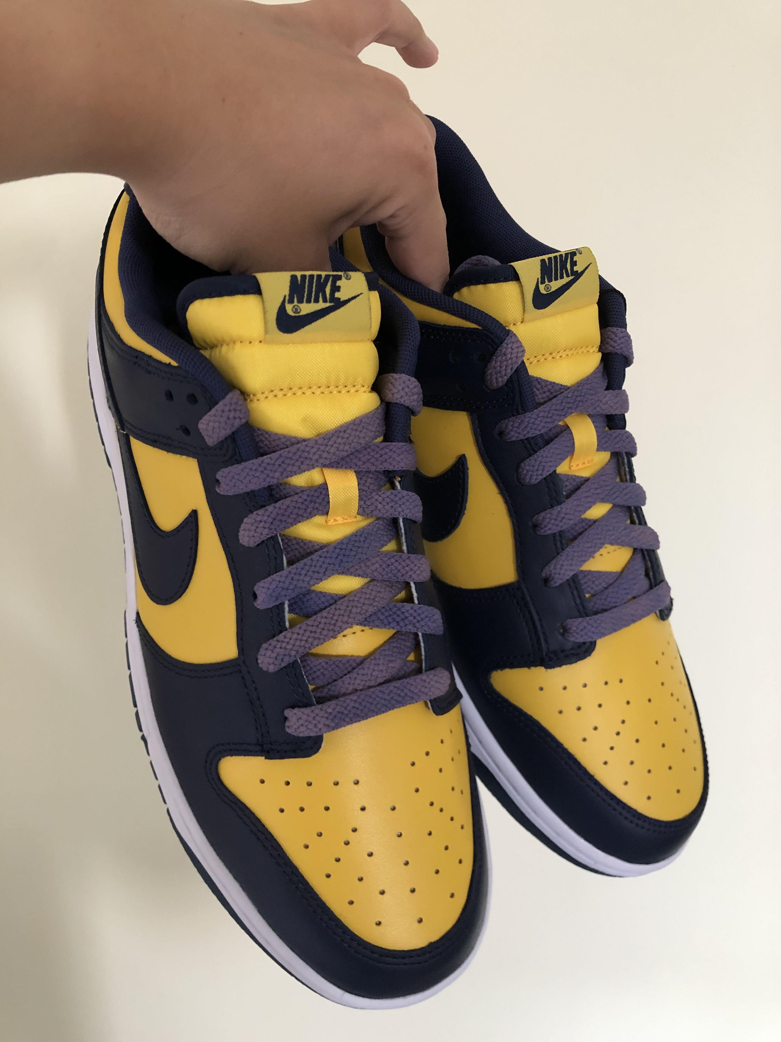 Nike Dunk Low Michigan, Men's Fashion 