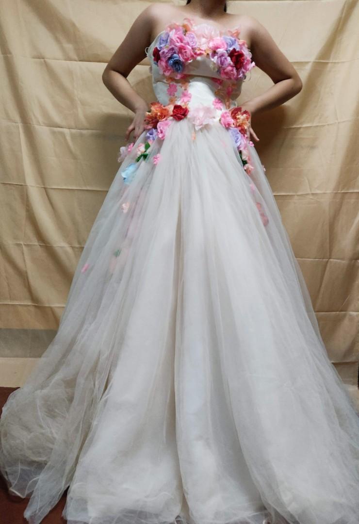 hawaiian dress for debut