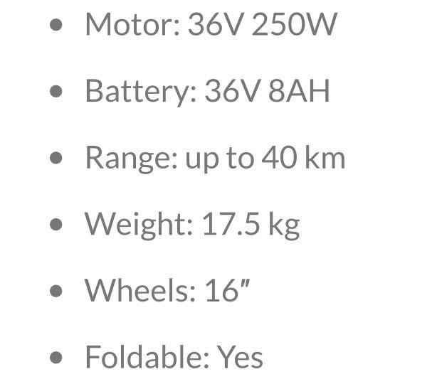 Foldable E Bicycle (Category: E-Scooters & E-Bikes) located in Singapore. Submitted by estherchil (Listing ID 1089564985, Image 3). Description: Good condition. Bought few months ago. 2 unit. Red white and black white Moving out of Singapore sales .