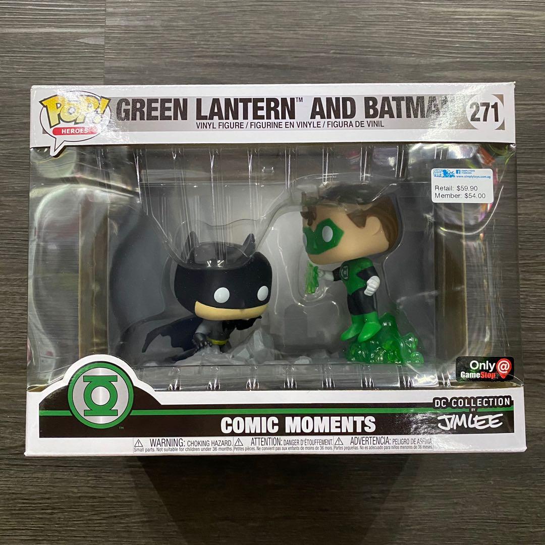 Funko Pop #271: DC Collection Jim Lee - Green Lantern and Batman (Comic  Moment) [GameStop Exclusive], Hobbies & Toys, Toys & Games on Carousell