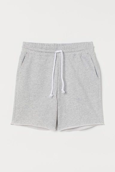 Mens gray sweat top shorts