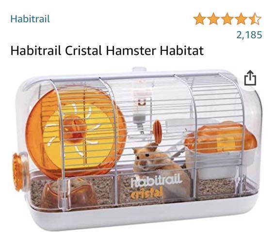 Hamster Cage HABITRAIL Cristal Pet Supplies Homes Other Pet Accessories on Carousell