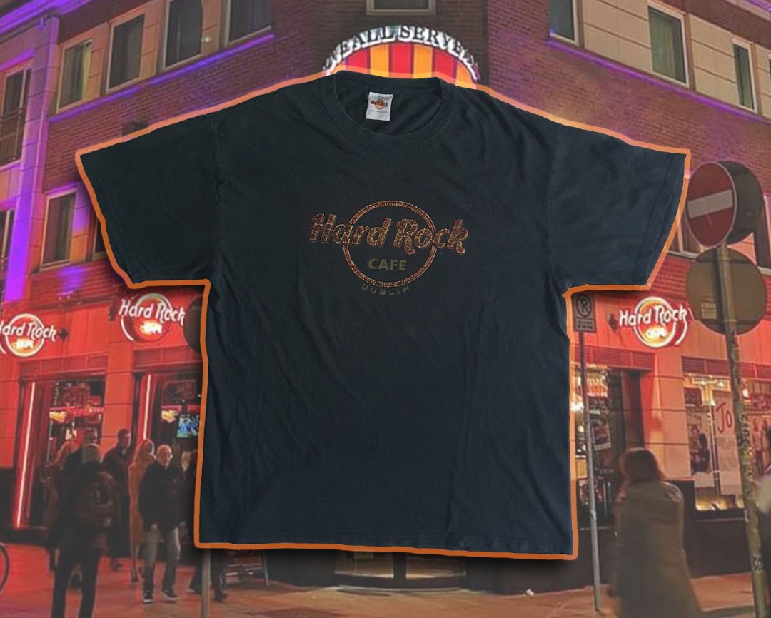 Vintage Hard Rock Dublin Tee, Men's Fashion, Tops & Sets, Tshirts