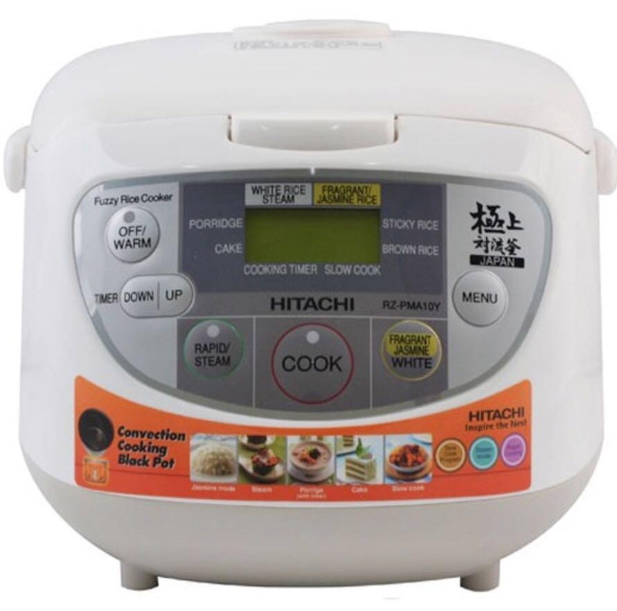 Hitachi RZPMA18Y (W) Rice cooker, TV & Home Appliances, Kitchen