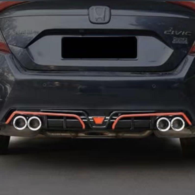 Diffusers Fc Honda Civic FC Diffuser, Car Accessories, Accessories on Carousell