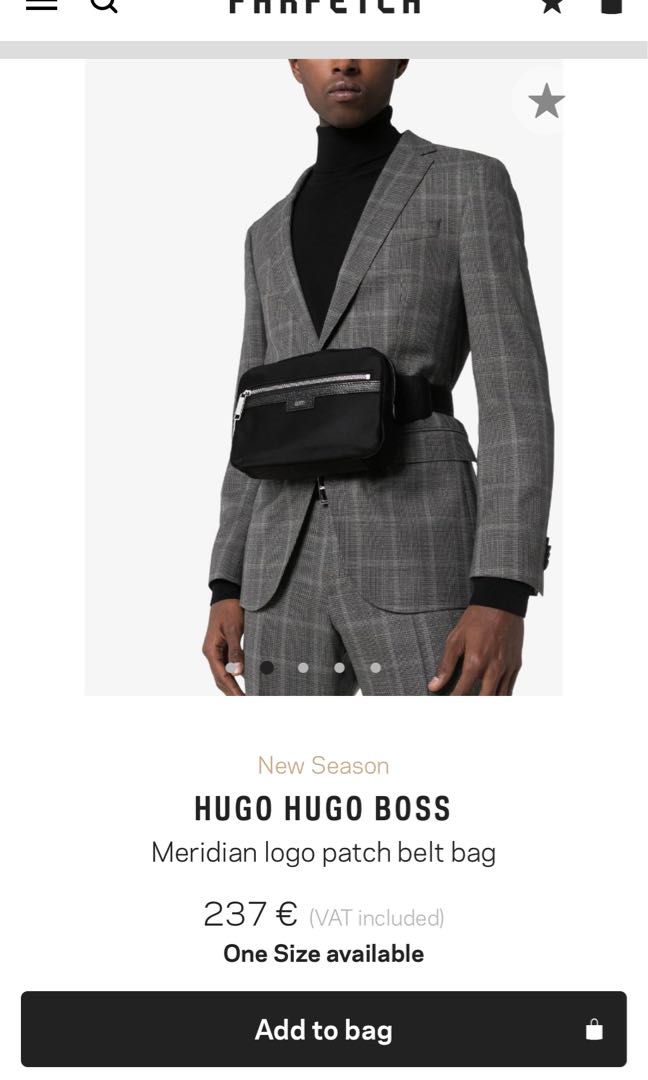 Hugo Boss belt bag, Men's Fashion, Bags, Sling Bags on Carousell