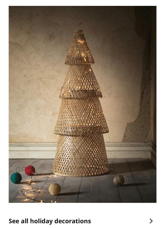 IKEA Christmas Tree (Vinter 2020 series), Furniture & Home Living, Home Decor, Other Home Decor