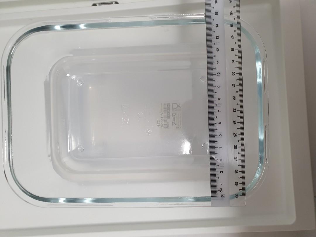 Ikea Glass Container Tupperwear Airtight, Furniture & Home Living