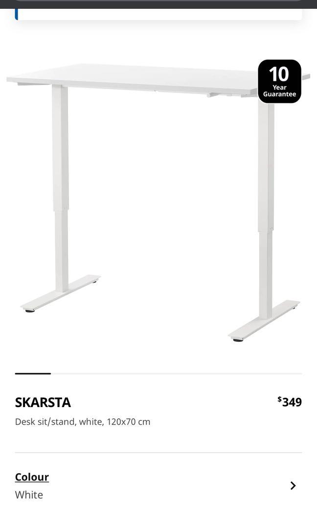 IKEA Height Adjustable Table Furniture Home Living Furniture IKEA Height Adjustable Table Furniture Home Living Furniture