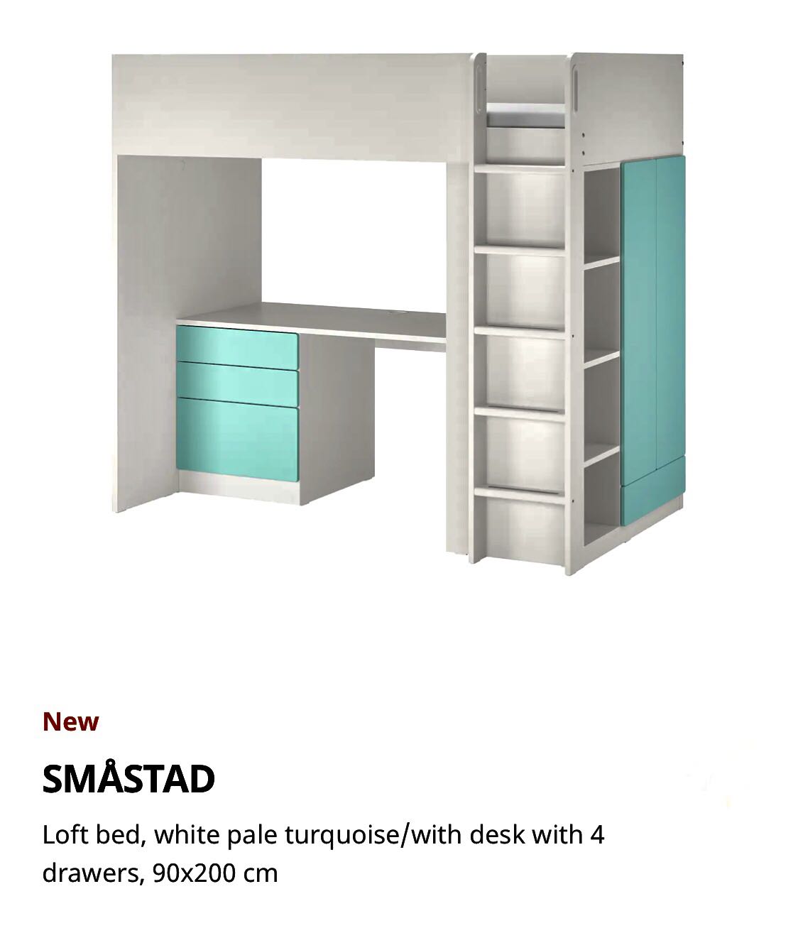 Ikea Smastad Bunk Bed With Desk Furniture Home Living Furniture Bed Frames Mattresses On Carousell