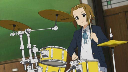 Anime Girl With Pink Hair Playing Drums At A Concert Background, How To  Make A Picture Sing Background Image And Wallpaper for Free Download