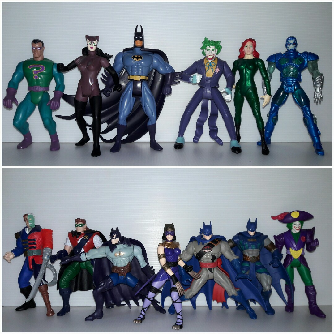 KENNER LEGENDS OF BATMAN COMPLETE SET OF 28 FIGURES AND VEHICLES