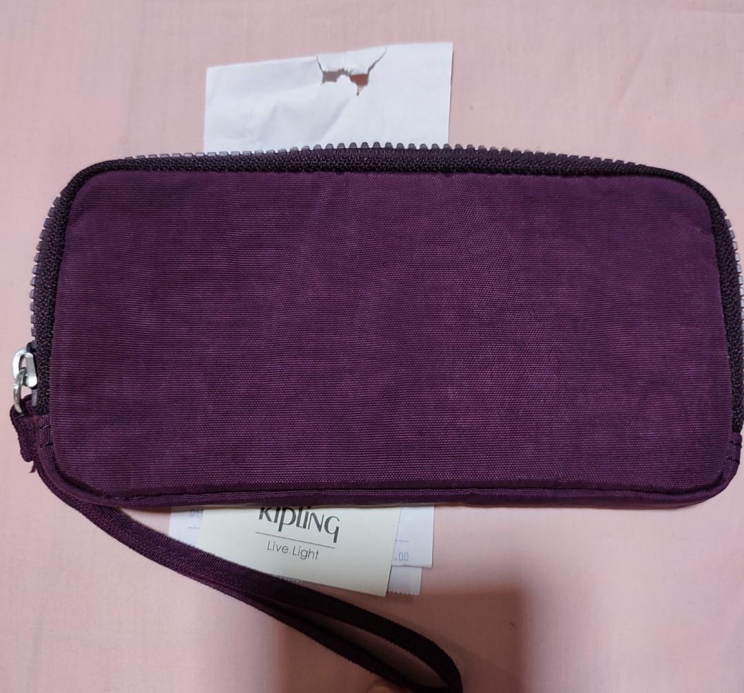 Kipling Zora wallet dark plum