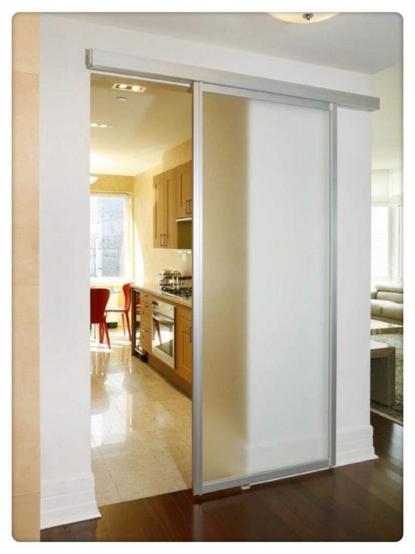 Kitchen Door Aluminium Framed Bifold Swing Sliding Glass Door Acrylic