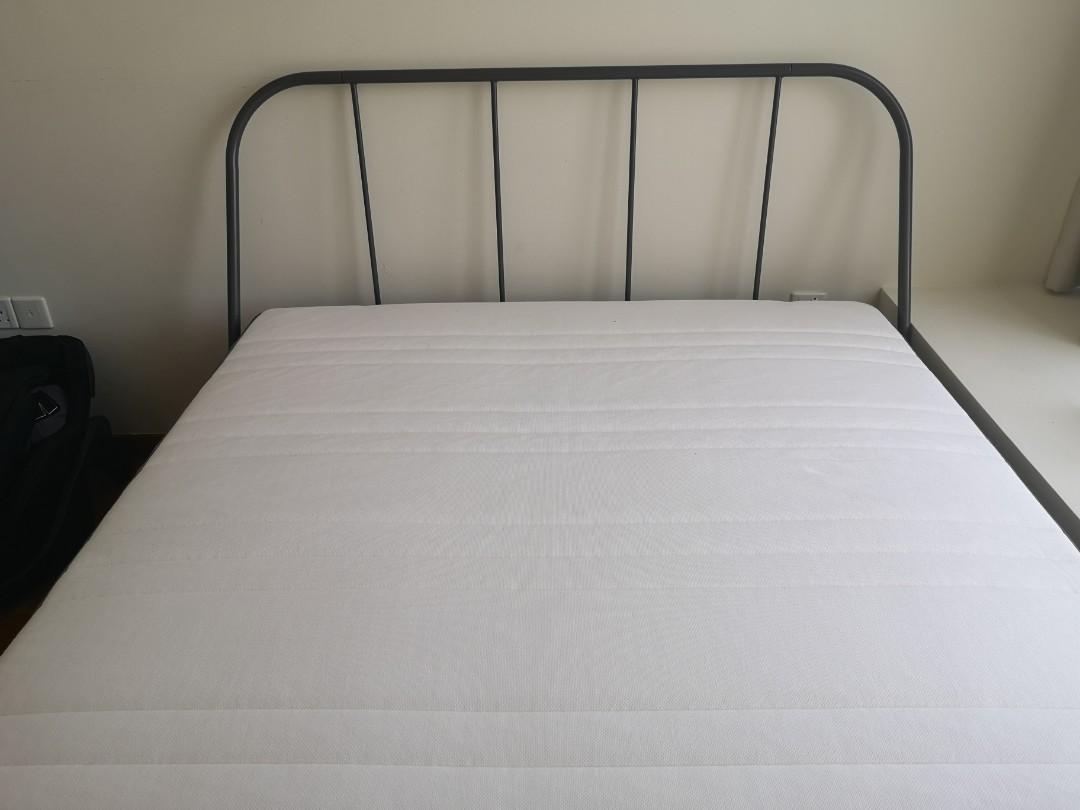 Kopardal bed and hovag mattress ikea, Furniture & Home Living