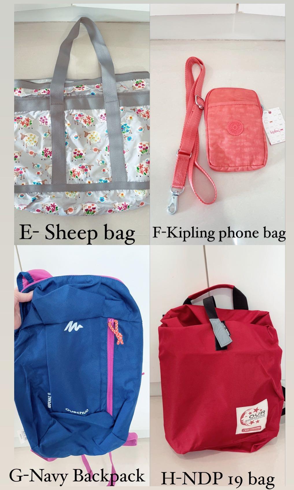 Lesportsac Kipling Jujube sale, Women's Fashion, Bags & Wallets, Tote