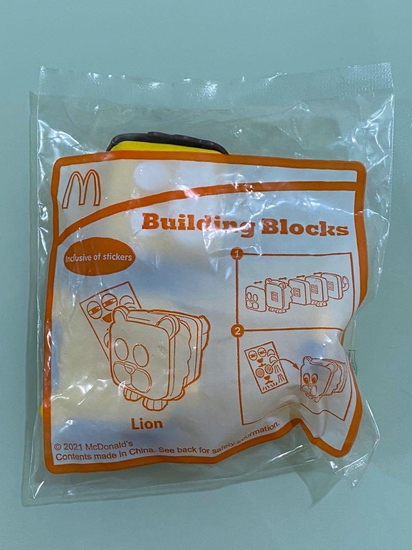 Mcdonalds happy meal building blocks hotsell