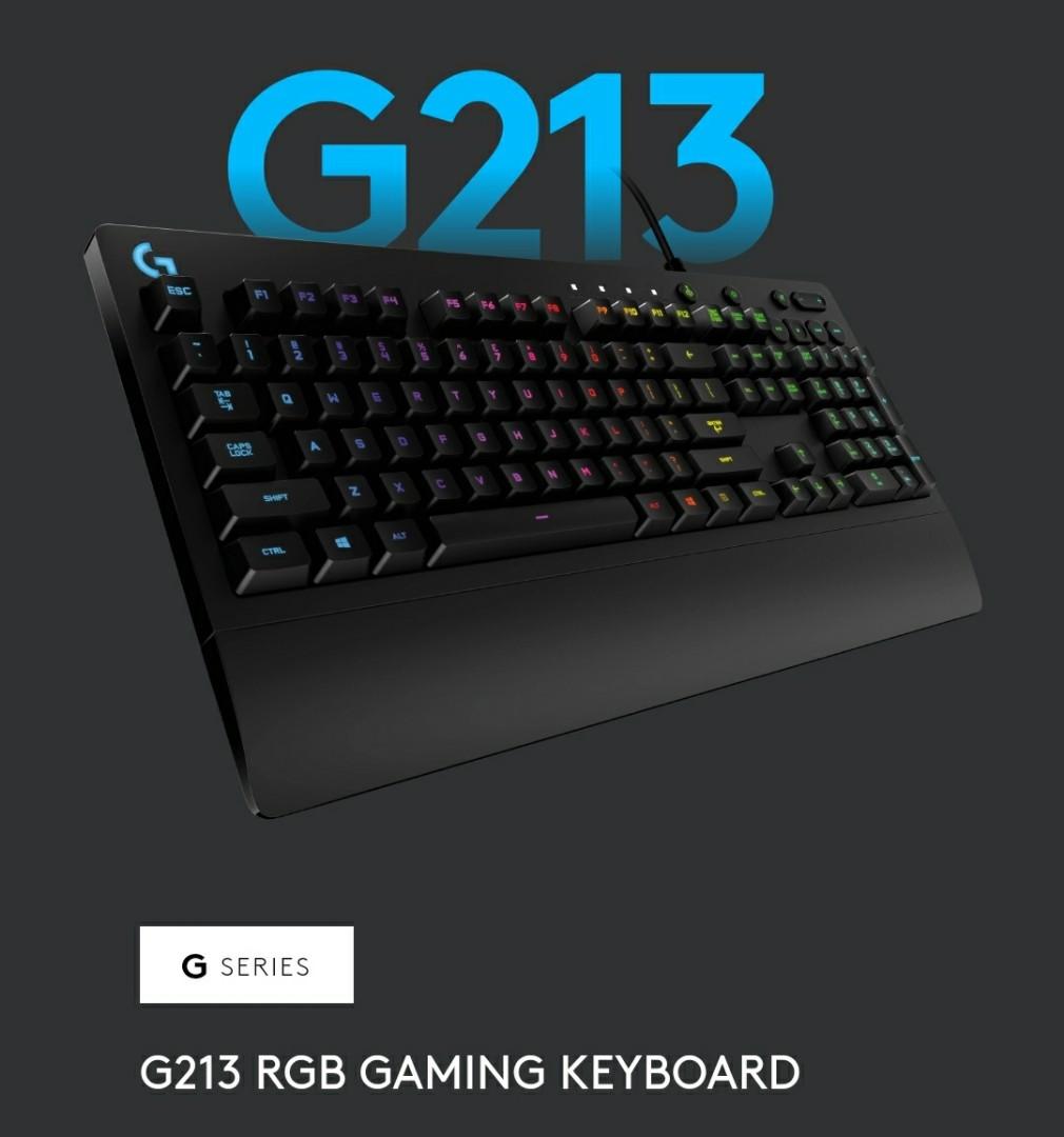 Logitech G213 Prodigy Gaming Keyboard with 16.8 Million Lighting