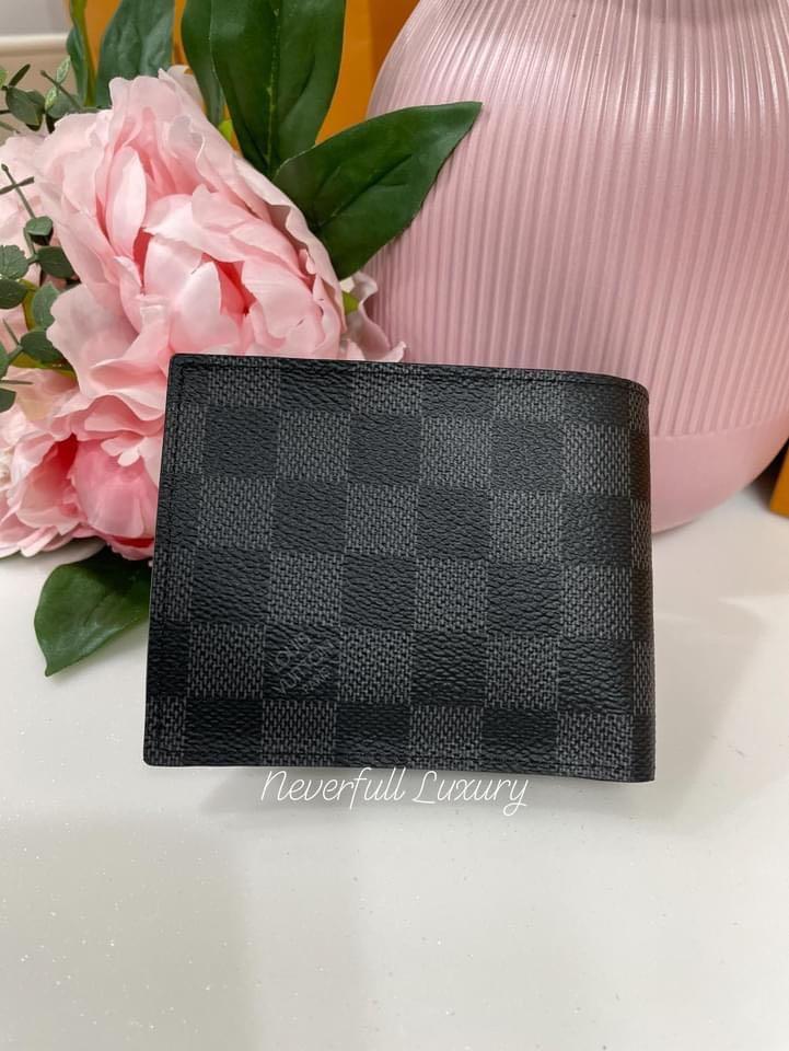 Louis Vuitton Marco Wallet Damier Graphite, Luxury, Bags & Wallets on  Carousell