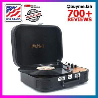 Record Player Vintage 2 Speed Bluetooth Turntable With Built In Stereo Speaker 6 Lighting Modes Vinyl Record Player For 7 10 12inch Vinyl Records Equipped Rca Audio Portable Music Players On Carousell