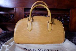 LV jasmin yellow epi leather handbag