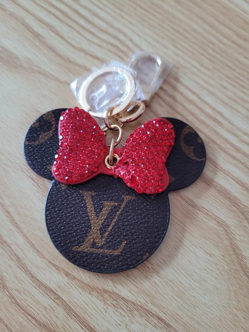 LV Louis Vuitton Mickey Minnie Keychain / Bag Charm, Women's Fashion,  Watches & Accessories, Other Accessories on Carousell