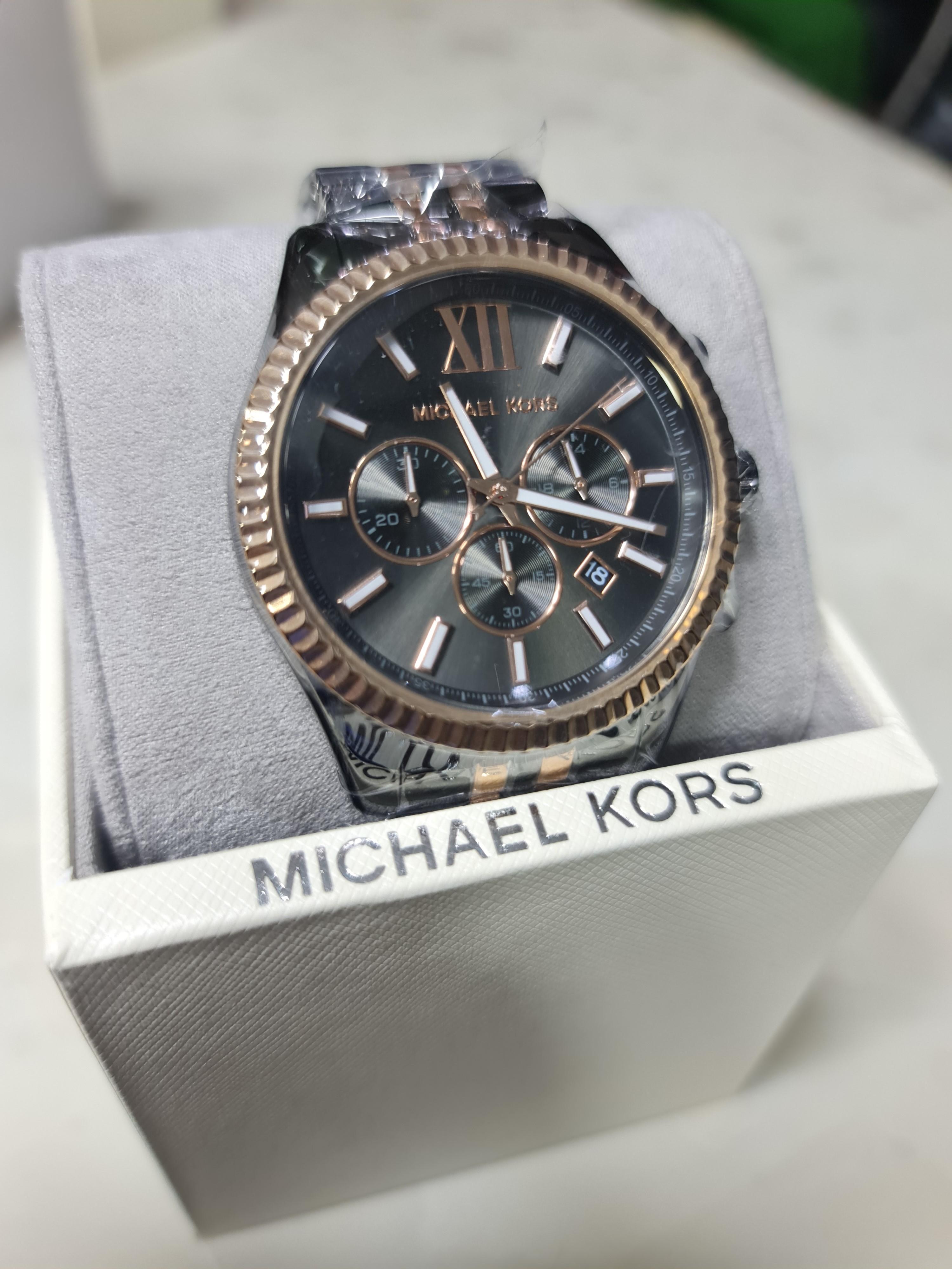 michael kors gray watch