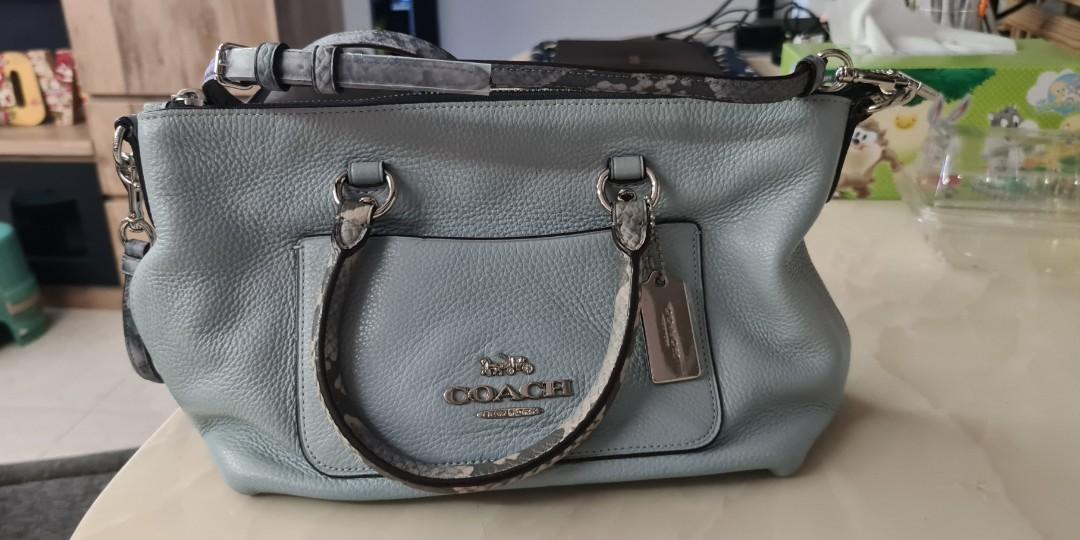 Emma satchel coach clearance bag