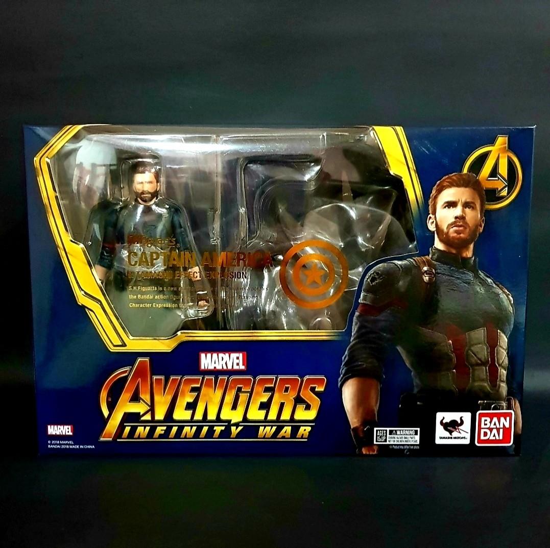 Figuarts SHF Avengers S.H Infinity War CAPTAIN AMERICA Figure with box 
