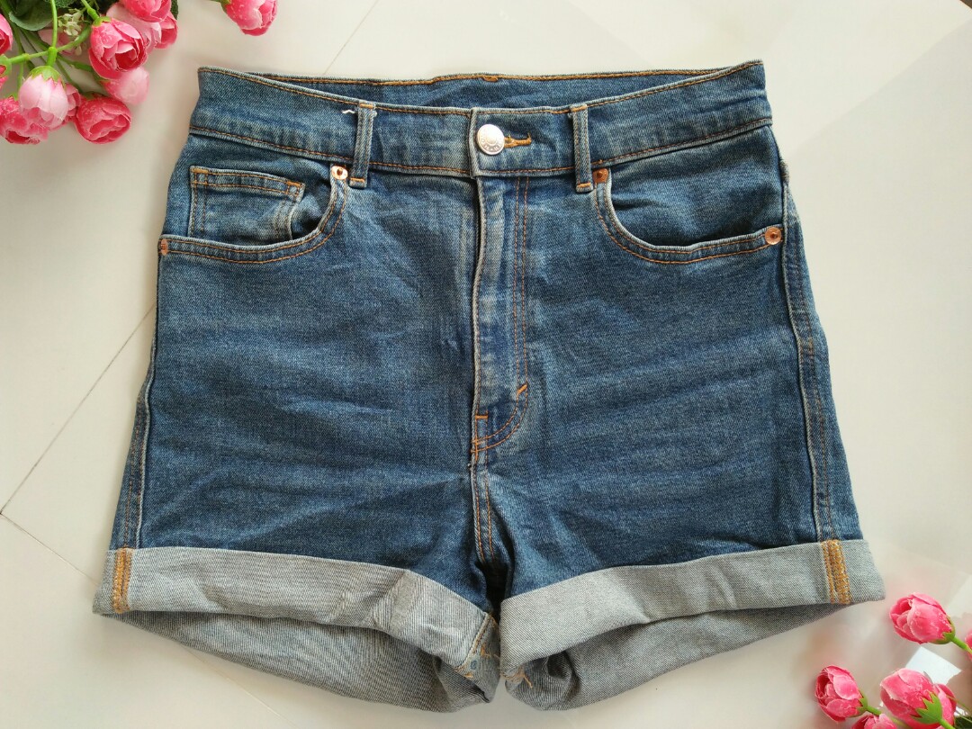 Monki highwaist short, Women's Fashion 