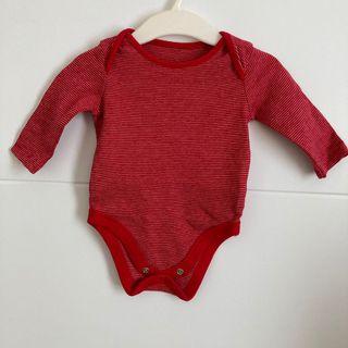 #MulaiLagi Mothercare Romper Merah Motif Garis