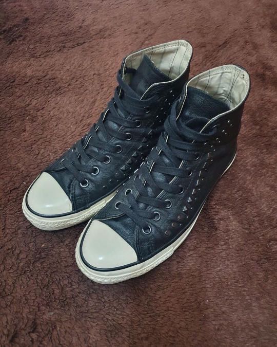 Mulailagi Converse John Varvatos Italian Leather Studded Hi