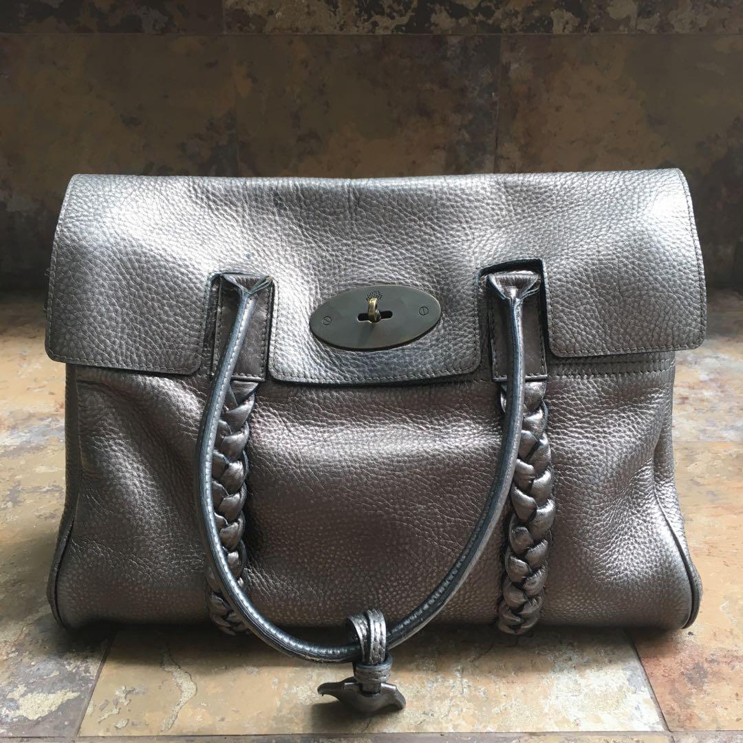 Mulberry bag with plaited handle shop