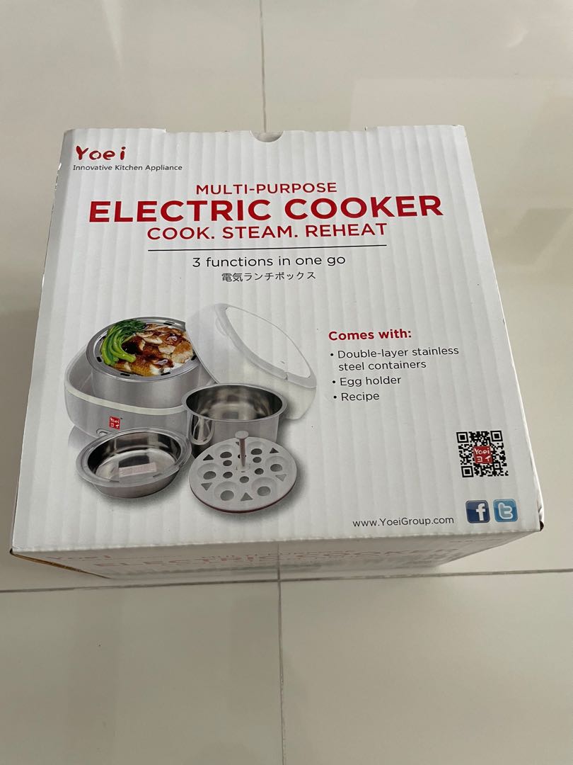 Yoei Multipurpose Electric Cooker Electric Lunch Box (Smallsized