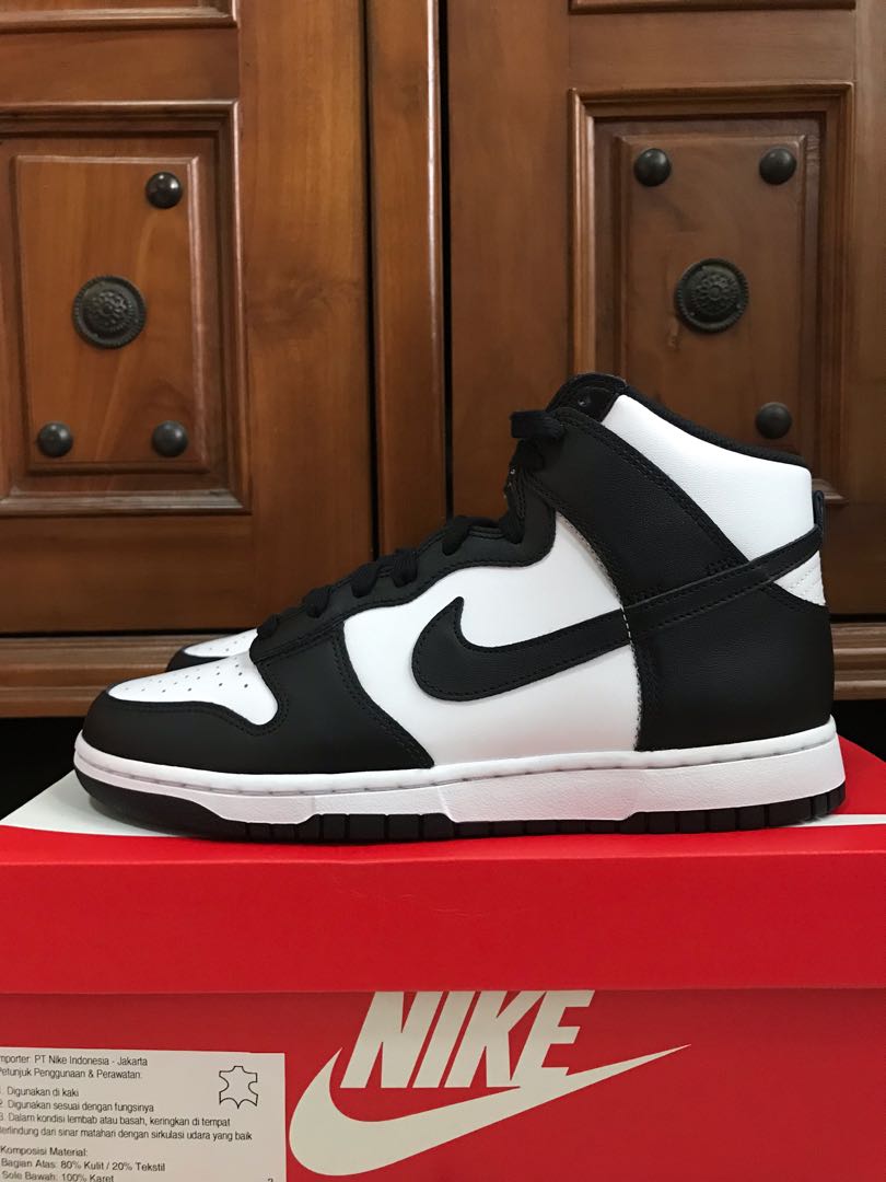 nike high dunk panda