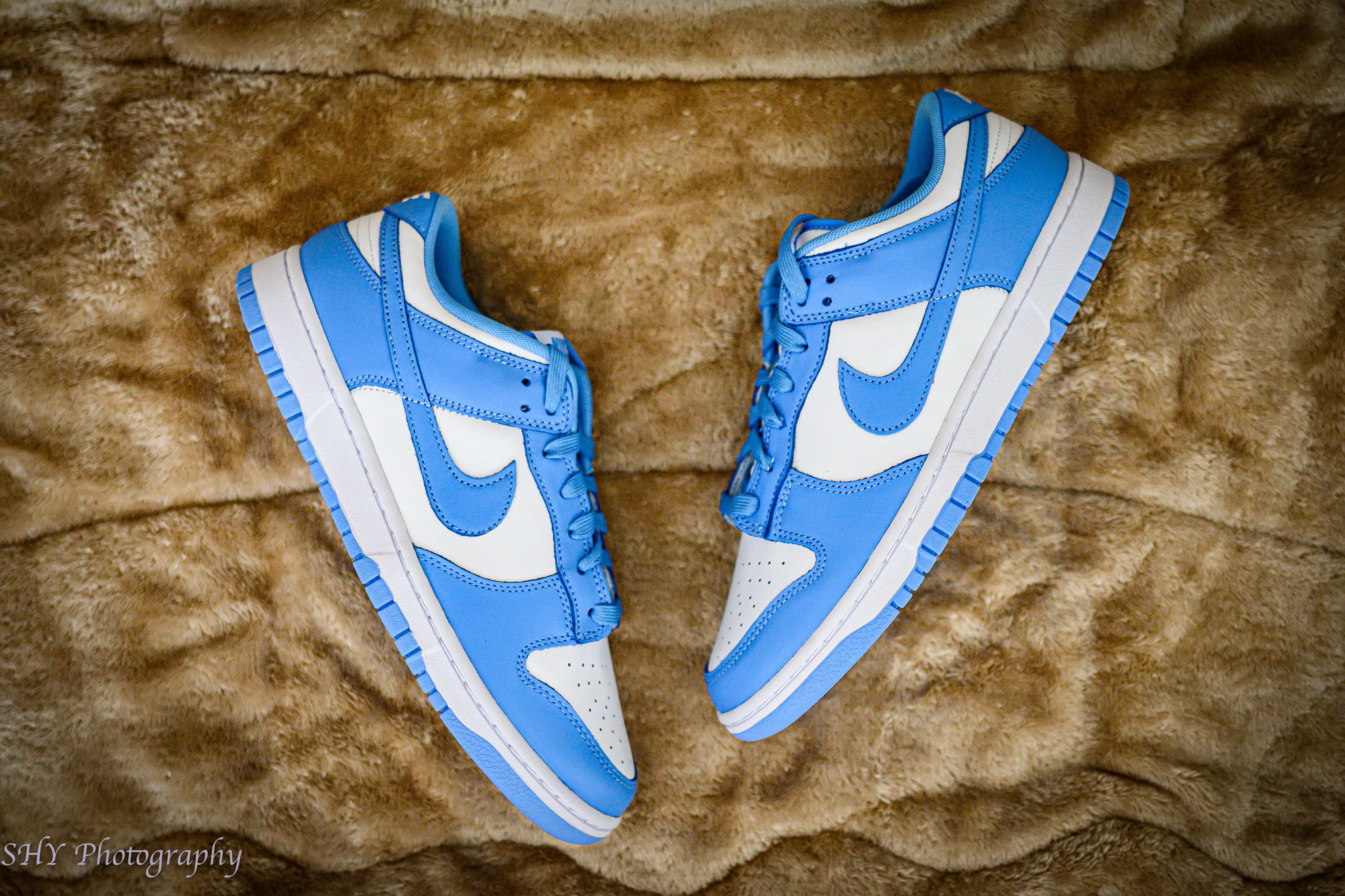 nike dunk low unc yellow
