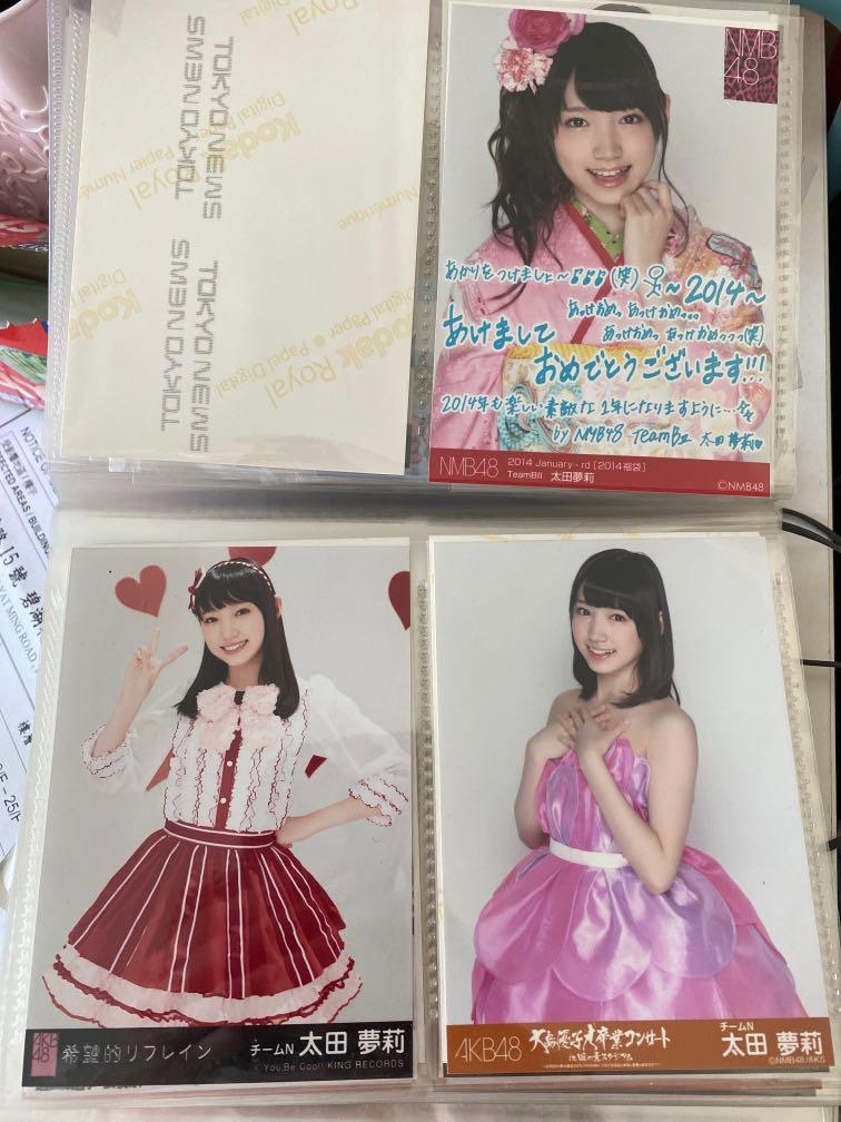 NMB48 前成員太田夢莉生寫真34張, 興趣及遊戲, 收藏品及紀念品, 日本