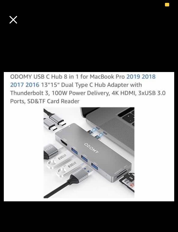 ODOMY 8 in 1 Type C Hub, Computers & Tech, Parts & Accessories, Cables