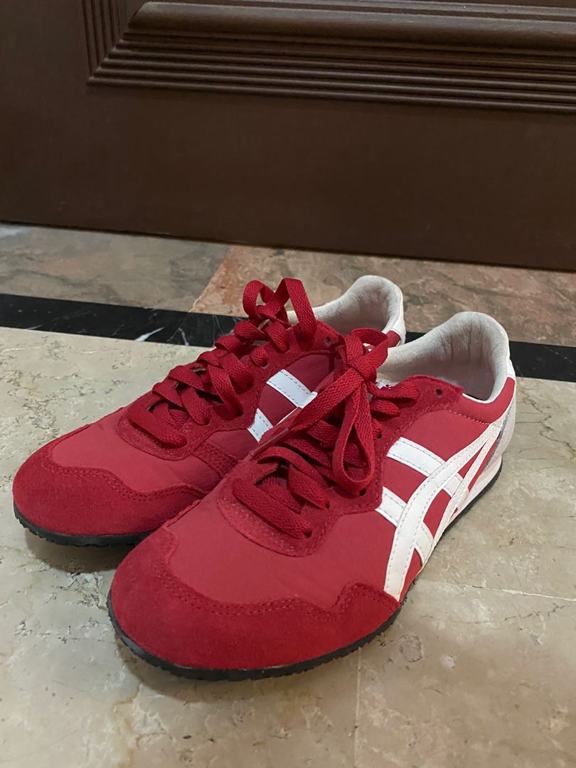 Onitsuka Tiger Stripes Red / ONITSUKA SHOES / onitsuka red shoes, Women ...