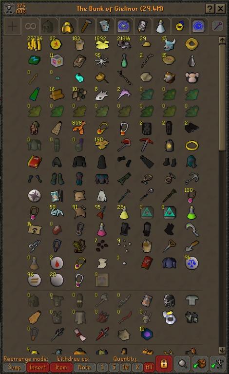 Osrs Old School Runescape Total Level 2161 Video Gaming Gaming Accessories Game Gift Cards Accounts On Carousell