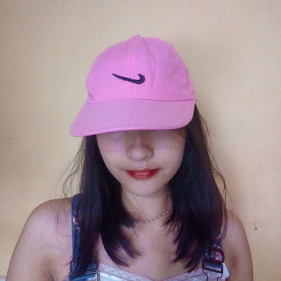 Topi Nike / Pink Nike Hat, Fesyen 