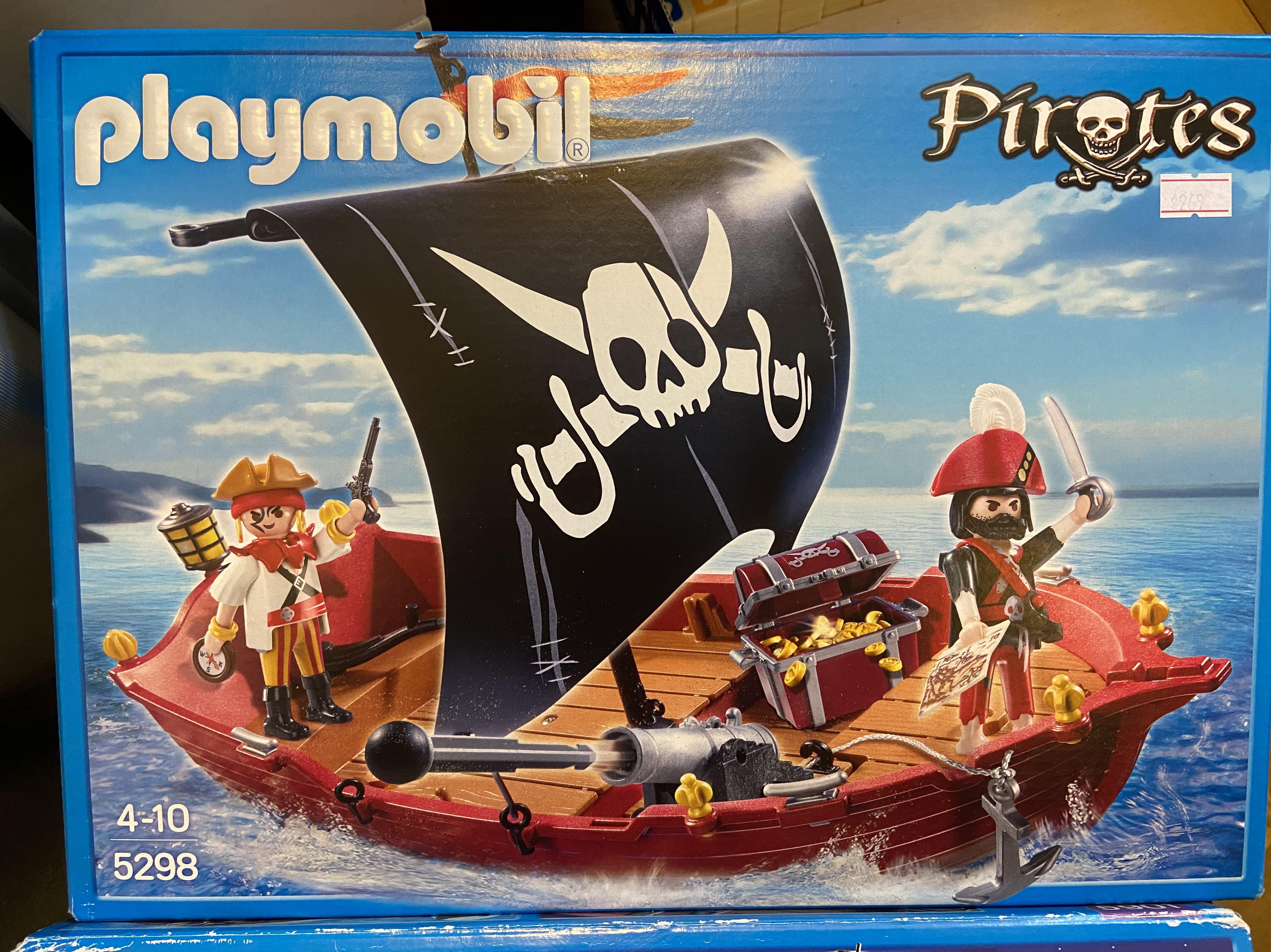 Playmobil Pirates Pirate Boat Ship Pirates Ship Skull And Bones Corsair Ghost Pirate