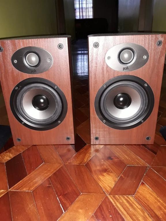 POLK AUDIO TSx110B Cherry Bookshelf Speaker not BOSE, JBL, B&W