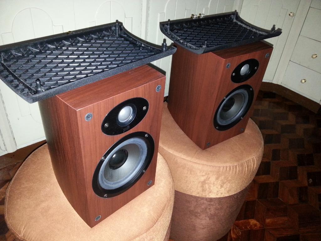 POLK AUDIO TSx110B Cherry Bookshelf Speaker not BOSE, JBL, B&W