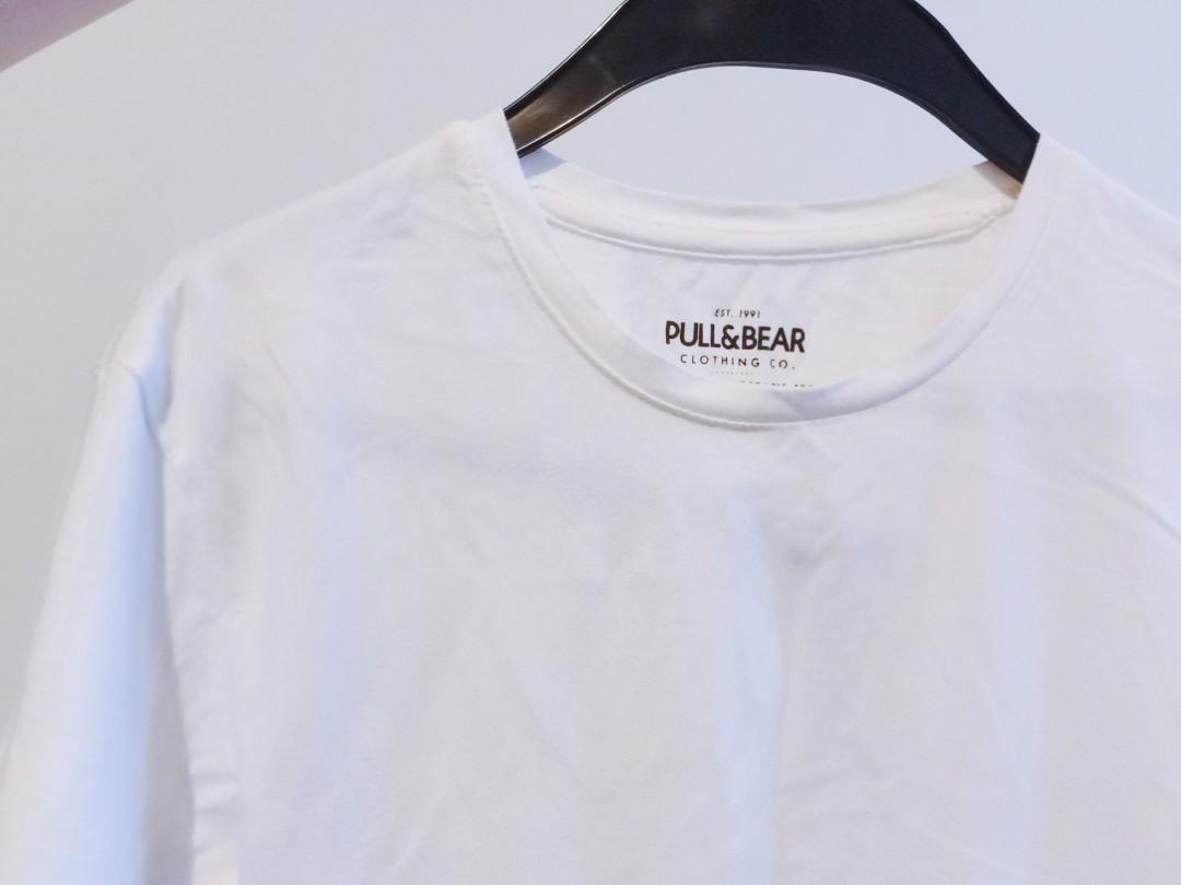 pull and bear plain t shirt