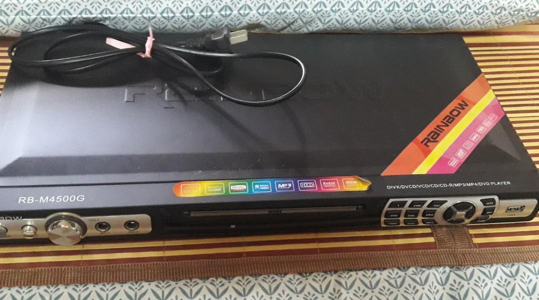 Rainbow M4500g Dvd Video Karaoke Player Tv Home Appliances Tv Entertainment Blu Ray Media Players On Carousell